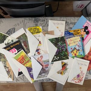 Assorted Lot of 18 Vintage Greeting Cards Collection